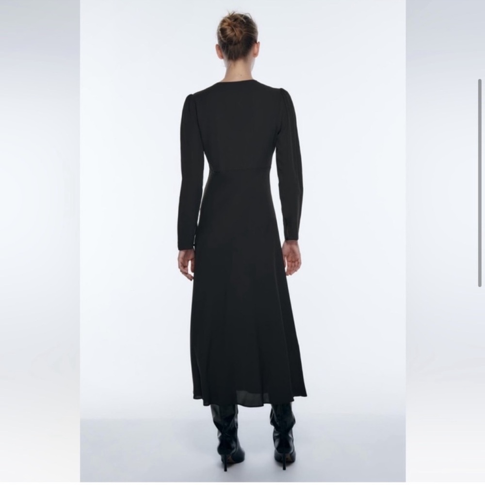 🎁Zara Midi Elegante Dress - New🎁 - Picture 4 of 14